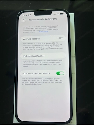 iPhone 14 Plus 100 % Akkuleistung Bild 4