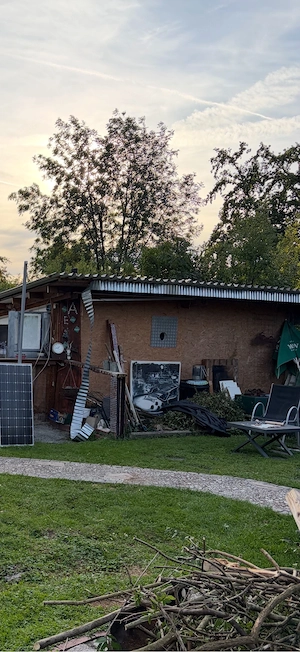 Hütte Schrebergarten 
