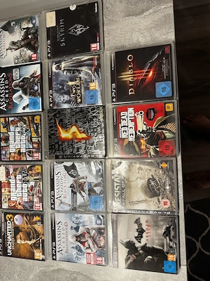 PS3 Spielesammlung - 23 Spiele - viele mit Anleitung & Beilagen
