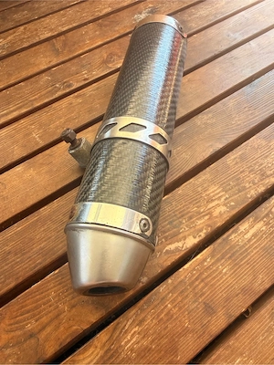 Gianelli Carbon endschalldämpfer mit e-nummer Bild 2