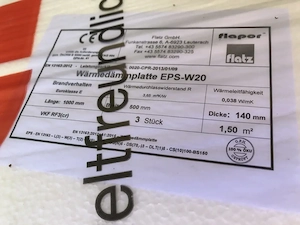 Flapor EPS-W20 Dämmplatten (weiß)  zu verkaufen Bild 4