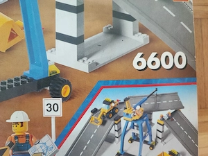Rarität von 2000: LEGO City 6600 - Highway Construction   Baustelle mit OVP Bild 10