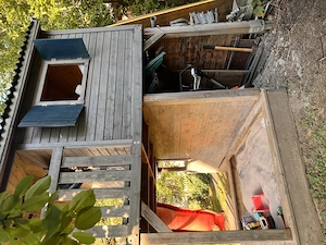 Stelzenhaus mit Rutsche Bild 3