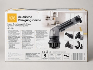 Easy Home elektrische Reinigungsbürste mit 4 Aufsätzen Bild 3