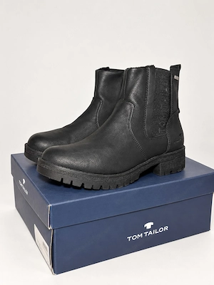 Tom Tailor schwarze Chelsea Boots Stiefeletten Größe 39 Bild 7