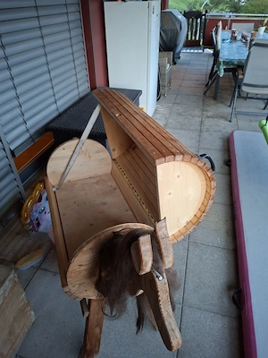 Holzpferd Pferd für Kinder Bild 3