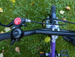 Woom 2 Kinderfahrrad 14 Zoll Lila  Bild 3