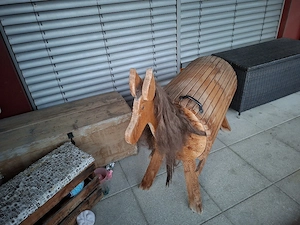 Holzpferd Pferd für Kinder Bild 2