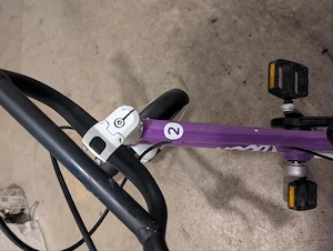 Woom 2 Kinderfahrrad 14 Zoll Lila  Bild 2