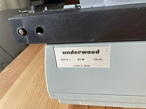 Schreibmaschine underwood 650 elektrisch Bild 2