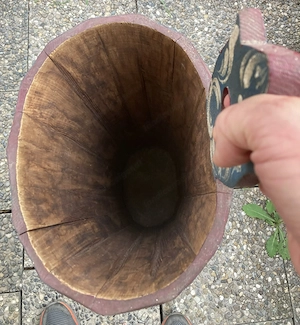 Schirmständer Holz mit Bauernmalerei Bild 4