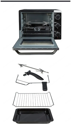 Hanseatic Minibackofen, 30L Volumen, 1600 W Bild 5