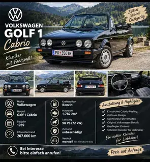 Golf 1 Cabrio 