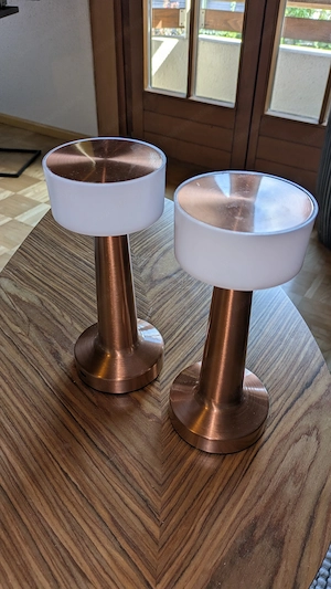 Tischlampenset aufladbar