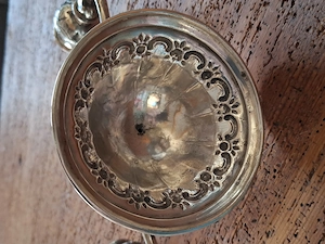 Alter 800er Silber Kerzenständer Kerzenleuchter antik Bild 5