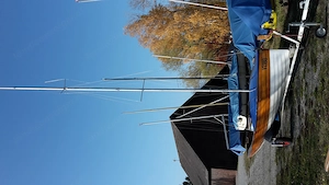 Merlin Rocket 775 Holzjolle, Bj. 1955, mit Trailer  Bild 3