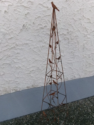 Rankgitter mit Edelrost 