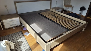Doppelbett inkl. Lattenrost zu verschenken Bild 2