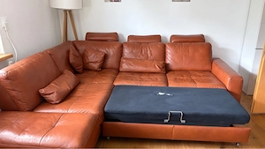 Echtleder -Sofa Bild 2