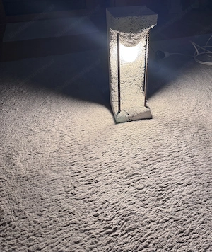 Wohndeko LED Betonstehlampe Bild 5