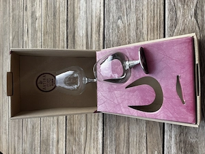 Cognacgläser aus Glas und Zinn, sehr hochwertig, 2 Stück Bild 3