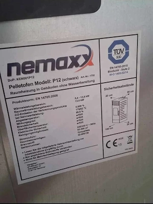 pellet Ofen 7Kw Neu  Bild 3