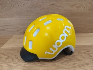 WOOM Kinderfahrradhelm Gelb