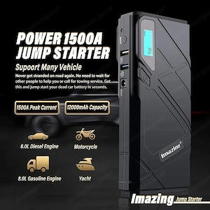 Imazing IM23 Auto KFZ Starthilfe Gerät 1500A USB Powerbank Bild 4
