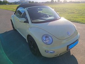 VW New Beetle Cabrio gelb BJ 2003  Bild 4