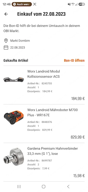 Landroid m700 plus rasenroboter  Bild 2