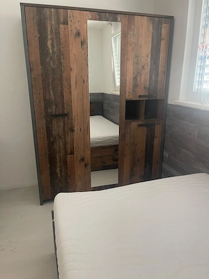 Verkaufe komplettes Jugendzimmer im Retro Look aus Holz Bild 7