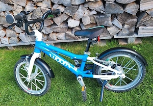 Woom 2 Kinderfahrrad 14 Zoll blau  Bild 3