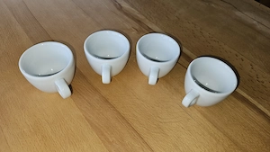 4x IPA Italy Espressotassen dickwandig   Weiß (Gastro-Qualität) Bild 3