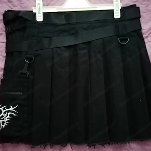 Mini Faltenrock Punkstyle