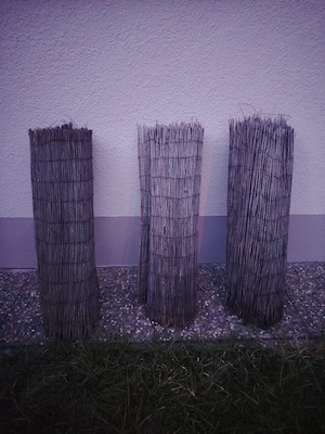 Sichtschutz Weidenzaun 3 Stk. á 5m Bild 2