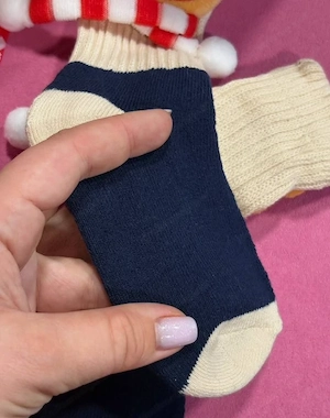 selbstgemachte Socken, selbst genäht Bild 2