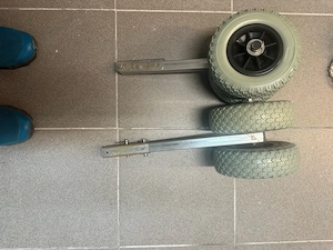 Slipräder gür Schlauchboot