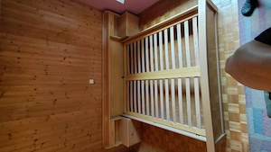 Altes aber gut erhaltenes Ehebett 