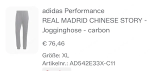 NEUE Real Madrid Jogginghose Gr.XL Bild 7