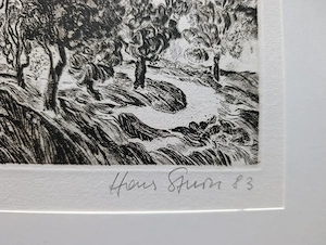Kunstwerk von Hans Sturn "Über den Bodensee" Bild 2