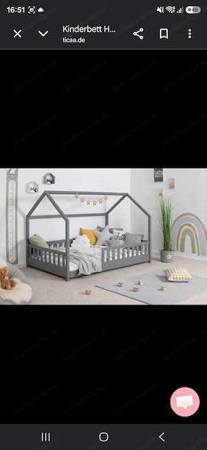 Kinder Hausbett  Bild 2