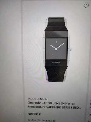 Armbanduhr für Herren von Jacob Jensen Bild 2