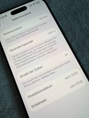 iPhone 15 Pro 128 GB 100% Akku, Top Zustand Bild 8