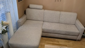  Couch Beige Textil  Bild 3