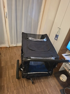 fahrrad anhänger für hund. Oder zum so schieben Bild 2