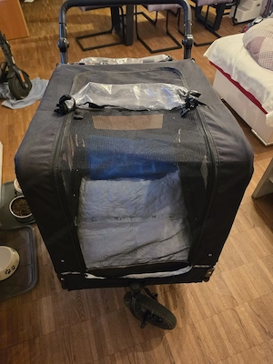 fahrrad anhänger für hund. Oder zum so schieben Bild 5