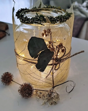 Deko Herbstlicht Glas neu Bild 2