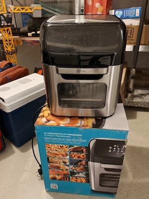 Arendo - Heißluftfritteuse XXL mit LED Touchscreen- 12 Liter - Grill - Dörrautomat - Backofen - Air  Bild 4