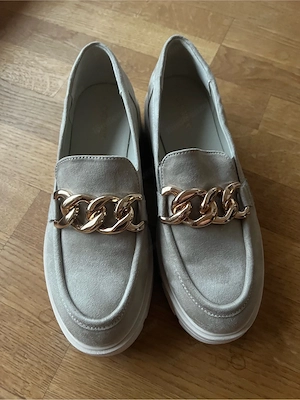 Loafer, Slipper, Halbschuh, Schuhe,beige gr 39 Bild 3