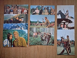 Vintage Karl May Set: Winnetou Romane, Quartette, POstkarten und Puzzles Bild 4